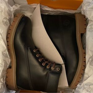 Timberland Men's dark green Leather Boots